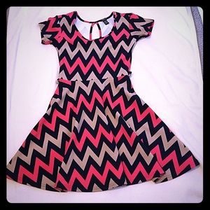 Chevron sun dress